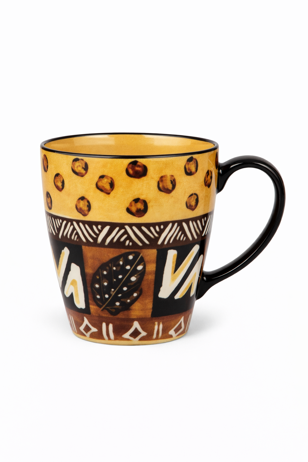 Handbemalte Keramik Tee-Tasse