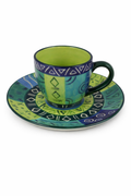 Keramik Espressotasse mit Unterteller