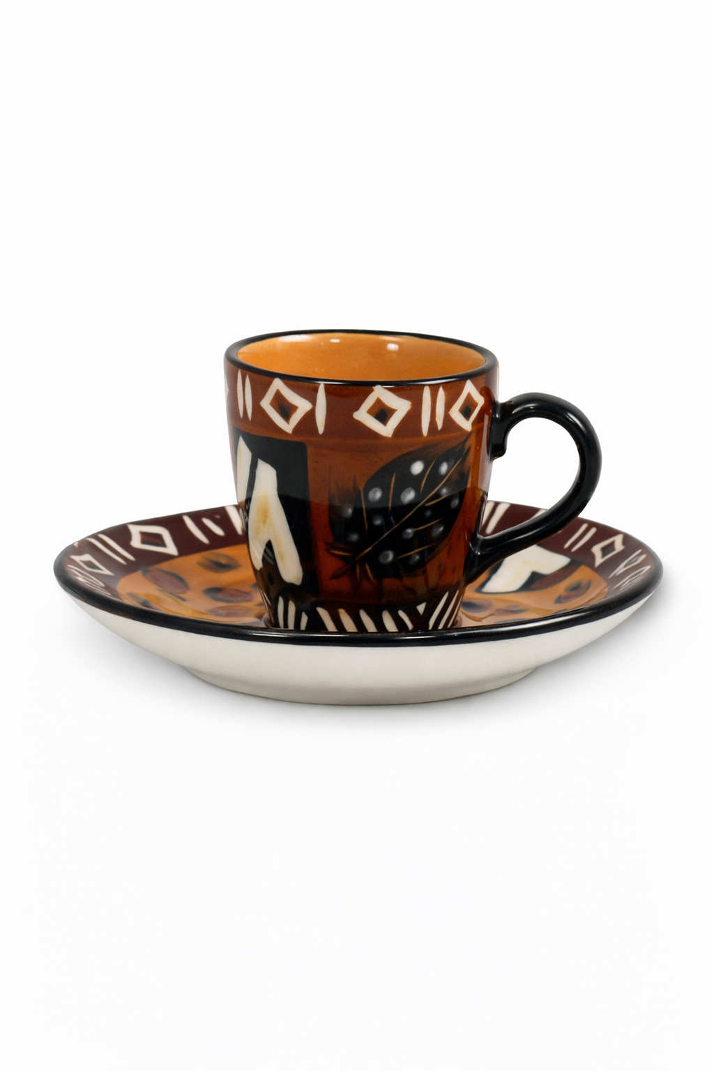 Keramik Espresso-tasse mit Unterteller