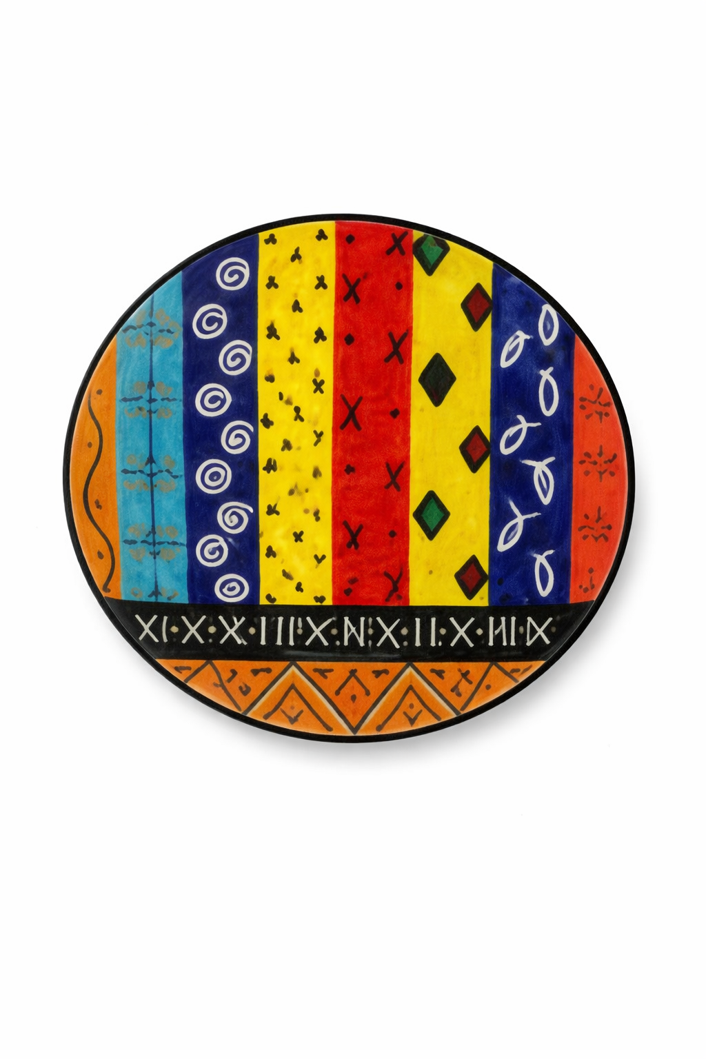 Handbemalter Keramik Teller